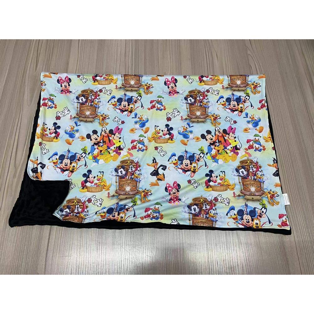 Mouse Character Kids Minky‎ Blanket